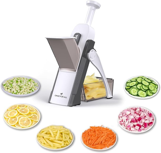 5-in-1 Adjustable Vegetable Chopper & Slicer