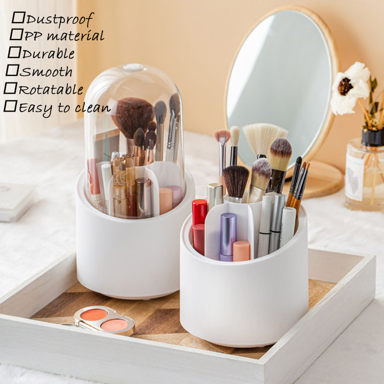 360° Rotary Makeup Brush Storage Holder 💄✨