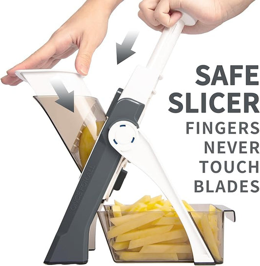 5-in-1 Adjustable Vegetable Chopper & Slicer