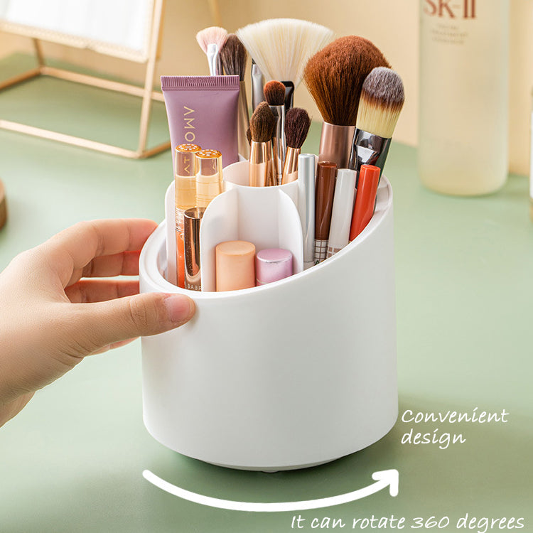 360° Rotary Makeup Brush Storage Holder 💄✨