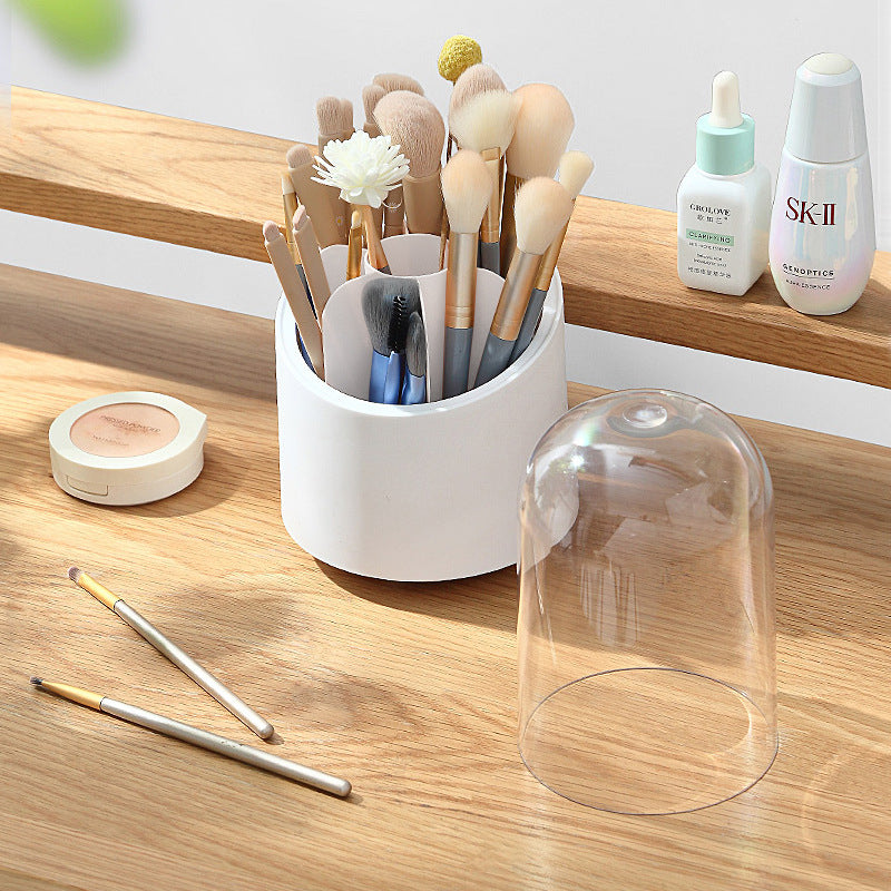 360° Rotary Makeup Brush Storage Holder 💄✨