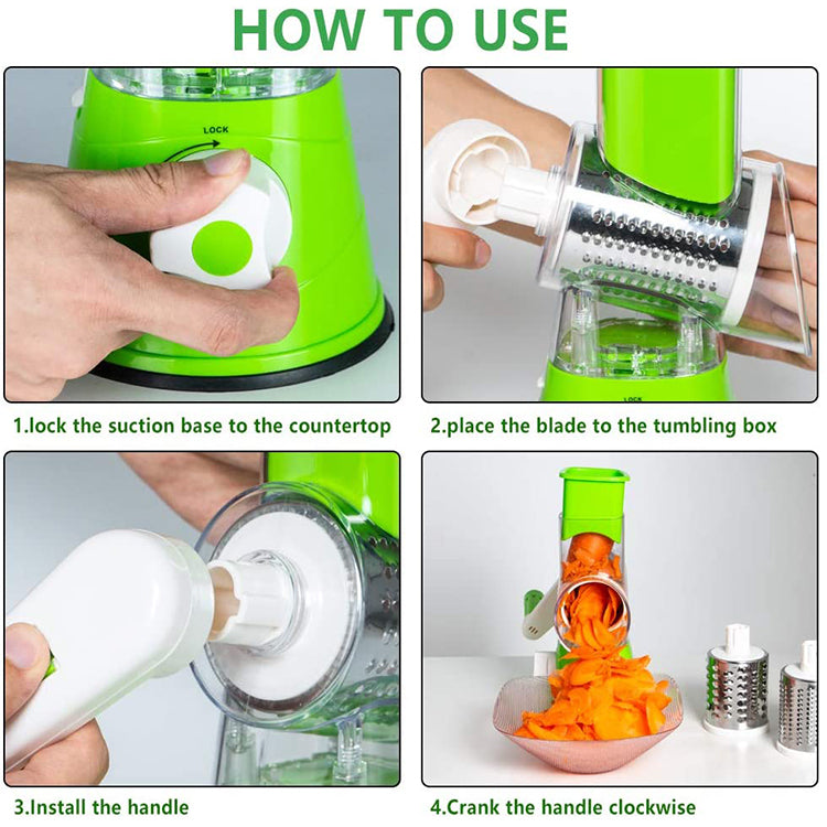 Multifunctional Manual Slicer Vegetable Chopper Shredder Vegetable Grater