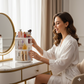 Rotating White Makeup Organizer 💄✨