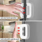 🔒 White Fridge Lock | One-Hand Use