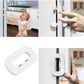 🔒 White Fridge Lock | One-Hand Use