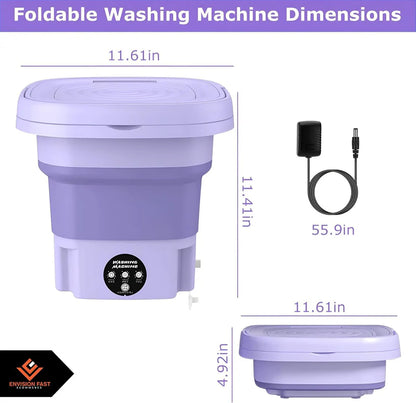 Mini Washing Machine غسالة ملابس صغيرة أوتوماتيكية